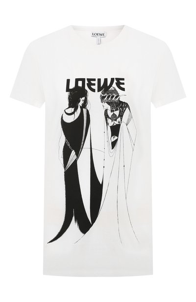 Женская хлопковая футболка LOEWE, арт. S6299932PC