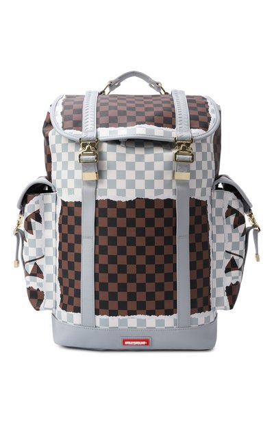 Рюкзак tear check monte carlo SPRAYGROUND, арт. 910B8292NSZ/CREAM BR0WN TEAR CHECK M0NTECARL0