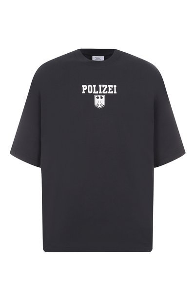 Мужская хлопковая футболка VETEMENTS, арт. UH76TR300B