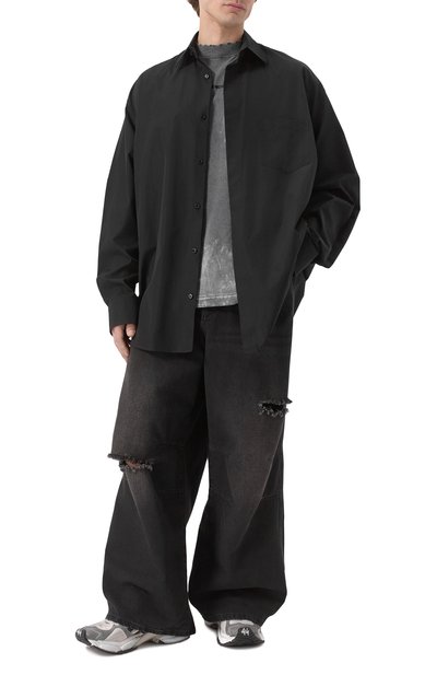 Хлопковая рубашка VETEMENTS, арт. UA65SB125B/C0TT0N