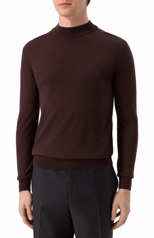 Шерстяной джемпер Andrea Campagna M5625-6687 Коричневый  M5625-6687 Фото 3