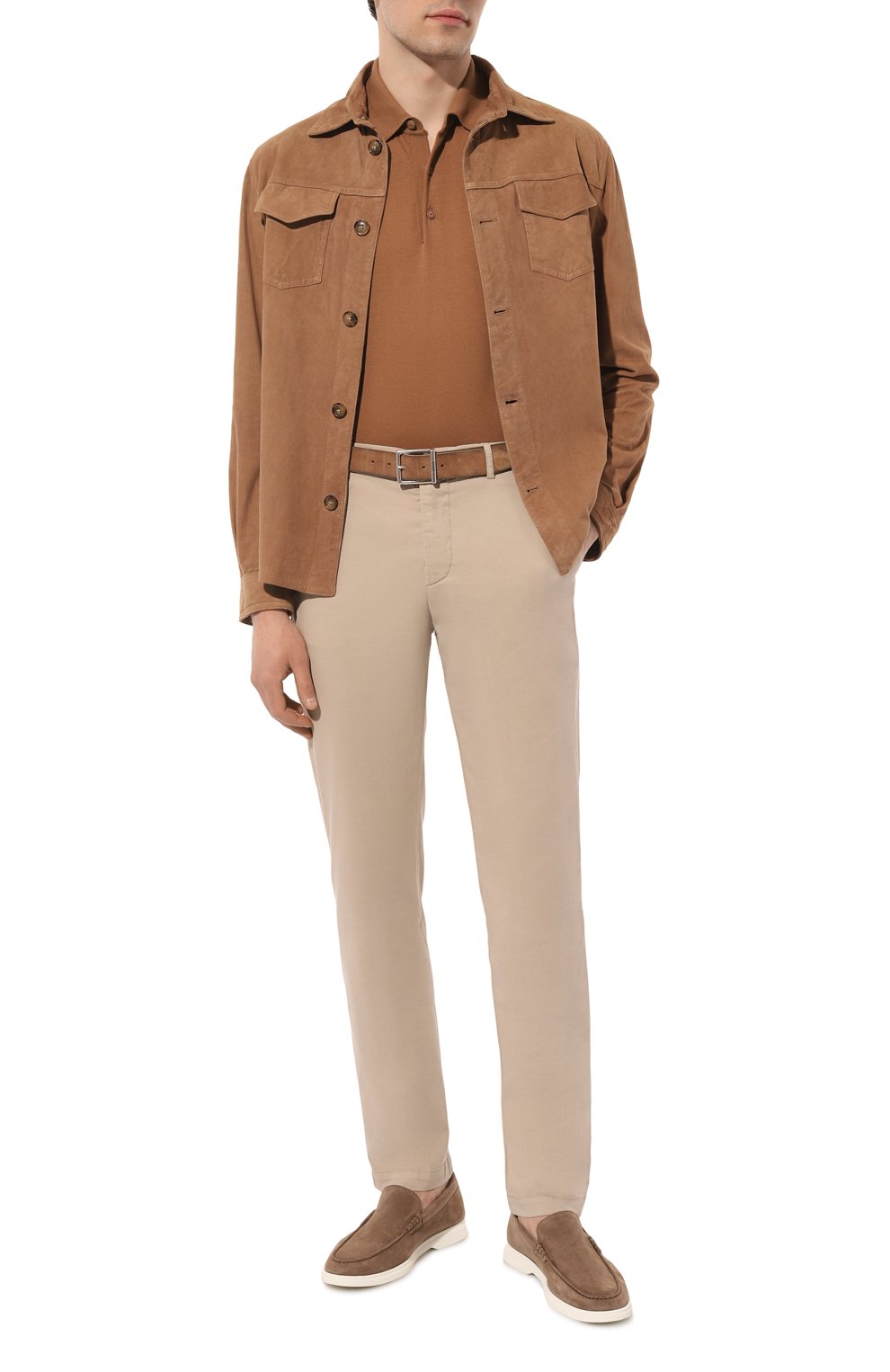 Брюки из хлопка и шелка KITON, арт. UFPPEK0606D, фото 2