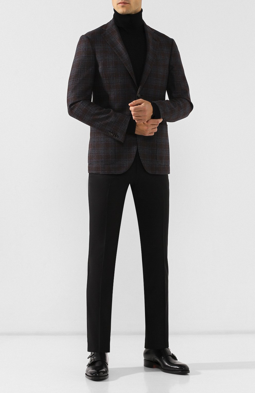 Шерстяные брюки CORNELIANI, арт. 845264-9818150/02, фото 2