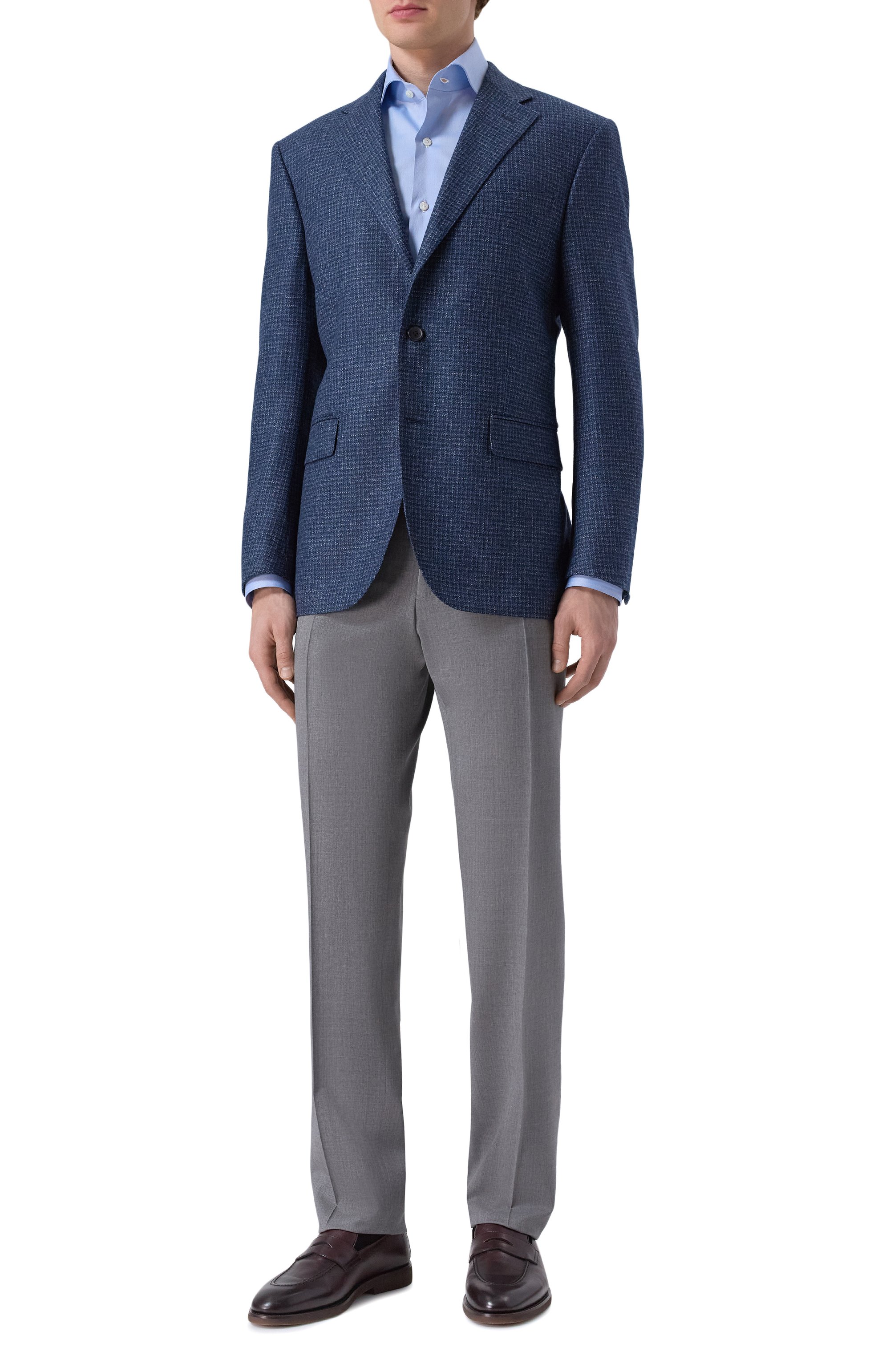 Шерстяные брюки CANALI, арт. 71019/AS04998, фото 2