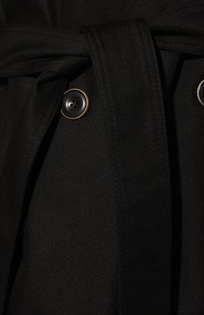 Тренч LESYANEBO черного цвета по цене 74000 руб., арт. LN01H-465_LT, фото 5 Тренч LESYANEBO, арт. LN01H-465_LT, фото 5