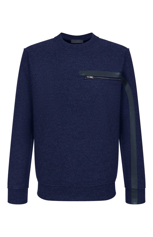 Свитшот из шерсти и кашемира MVST M25.1PM.H001/15951 Синий M25.1PM.H001/15951