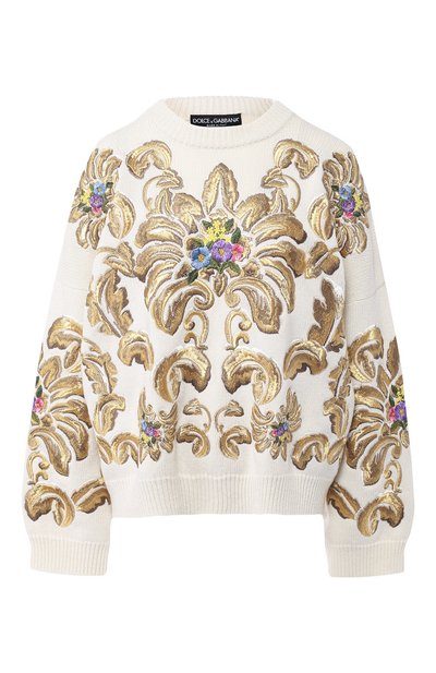 Женский шерстяной пуловер DOLCE & GABBANA, арт. I611KW/JAV0F