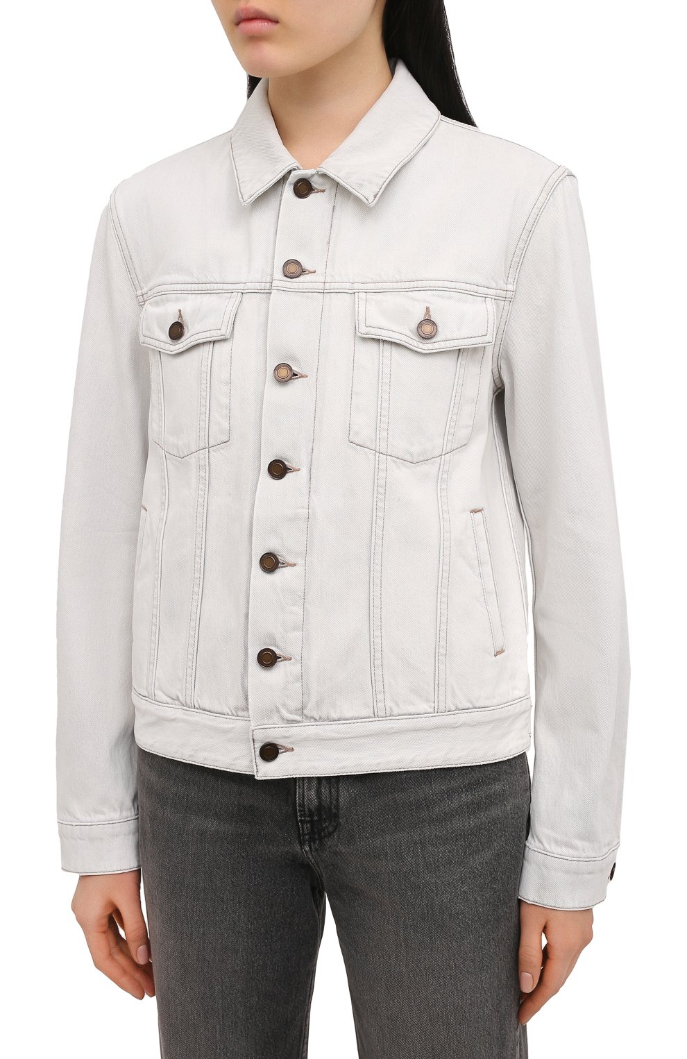 Джинсовая куртка SAINT LAURENT, арт. 614445/Y01KB, фото 3