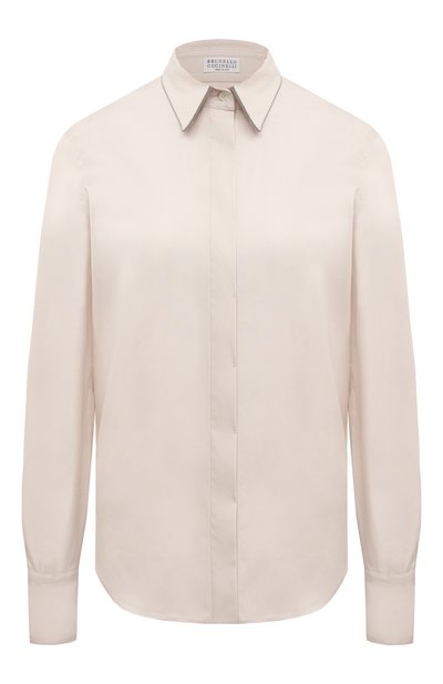 Женская хлопковая рубашка BRUNELLO CUCINELLI, арт. M0091B1367