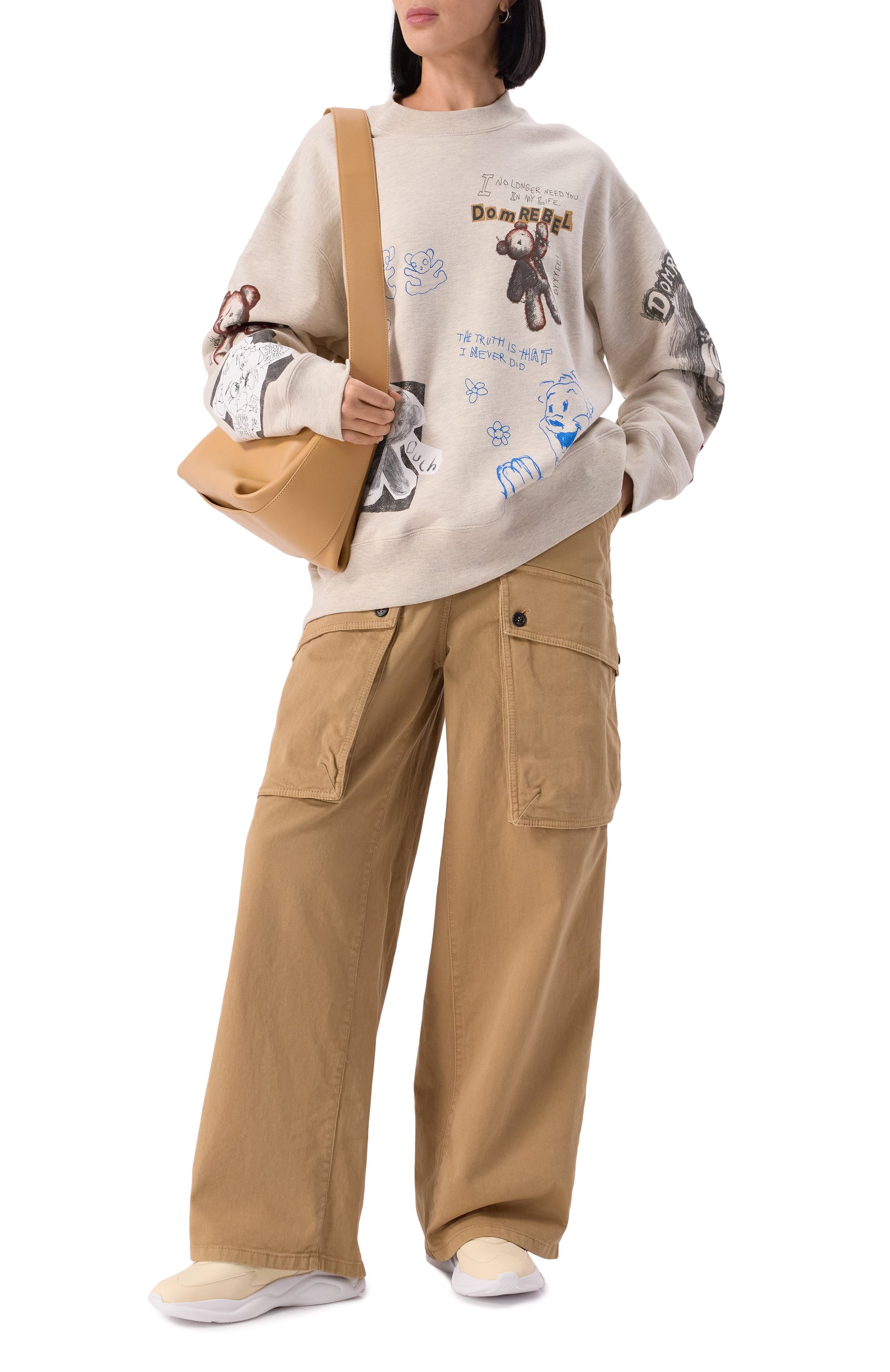 Хлопковый свитшот DOMREBEL, арт. STUFFY SWEATSHIRT, фото 2