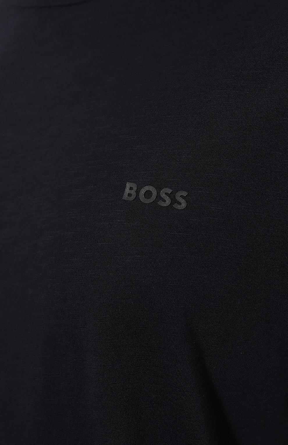 Хлопковая футболка BOSS ORANGE темно-синего цвета по цене 7490 руб., арт. 50508243, фото 5 Хлопковая футболка BOSS ORANGE, арт. 50508243, фото 5