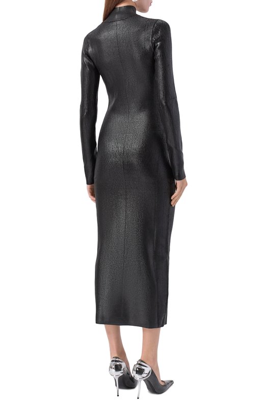 Платье из вискозы Diesel A14186/0QVCE Чёрный  A14186/0QVCE Фото 3