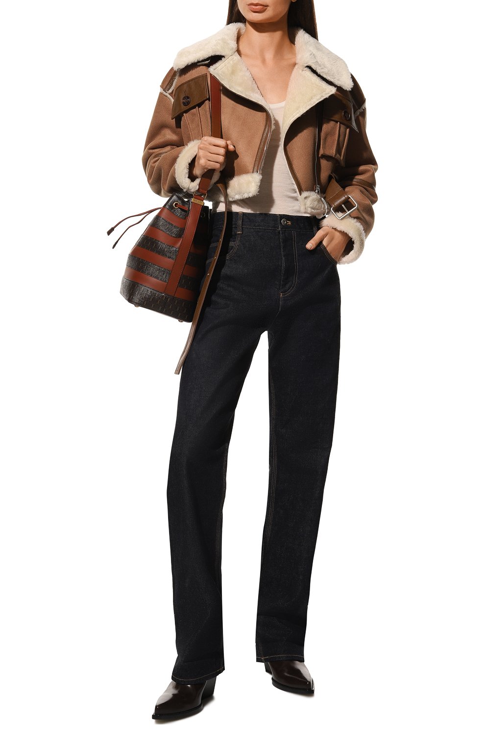 Дубленка из экомеха LVIR, арт. LV22F-JK16, фото 2