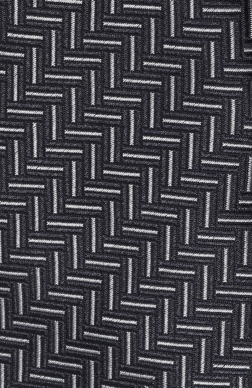 Галстук из шелка и хлопка CANALI, арт. 18/HJ03876, фото 4