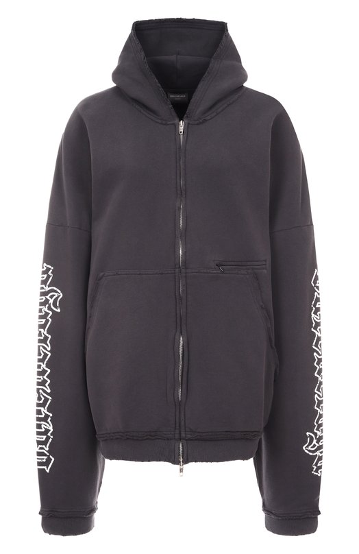 Хлопковая толстовка Balenciaga 808227/TSVW5 Чёрный 808227/TSVW5