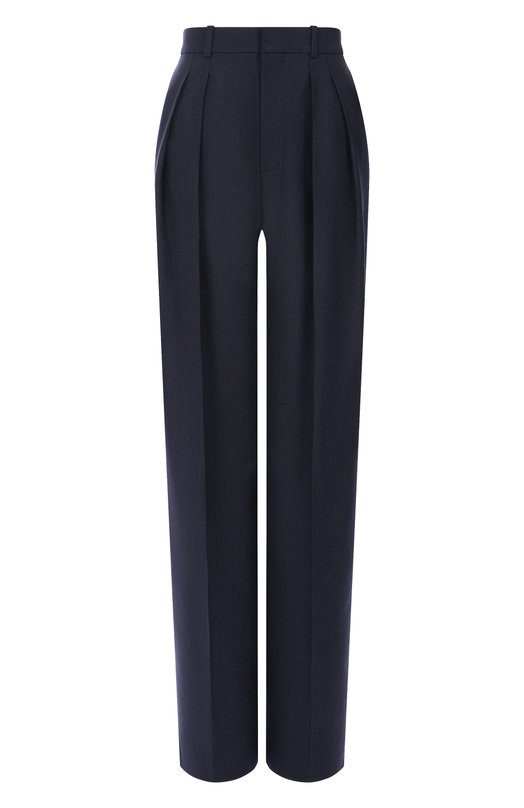 Шерстяные брюки Saint Laurent 824389/Y5K32 Синий 824389/Y5K32