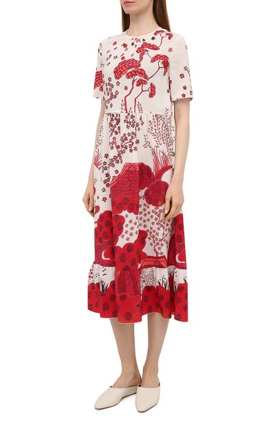 Шелковое платье REDVALENTINO, арт. VR3VA7M5/5M0, фото 3
