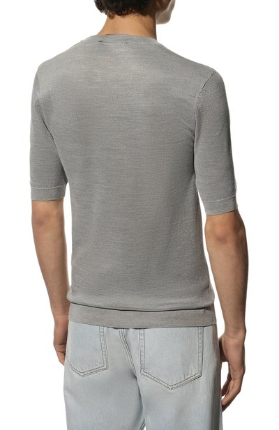 Шелковый джемпер DOLCE & GABBANA, арт. GXK86Z/JASAT, фото 4