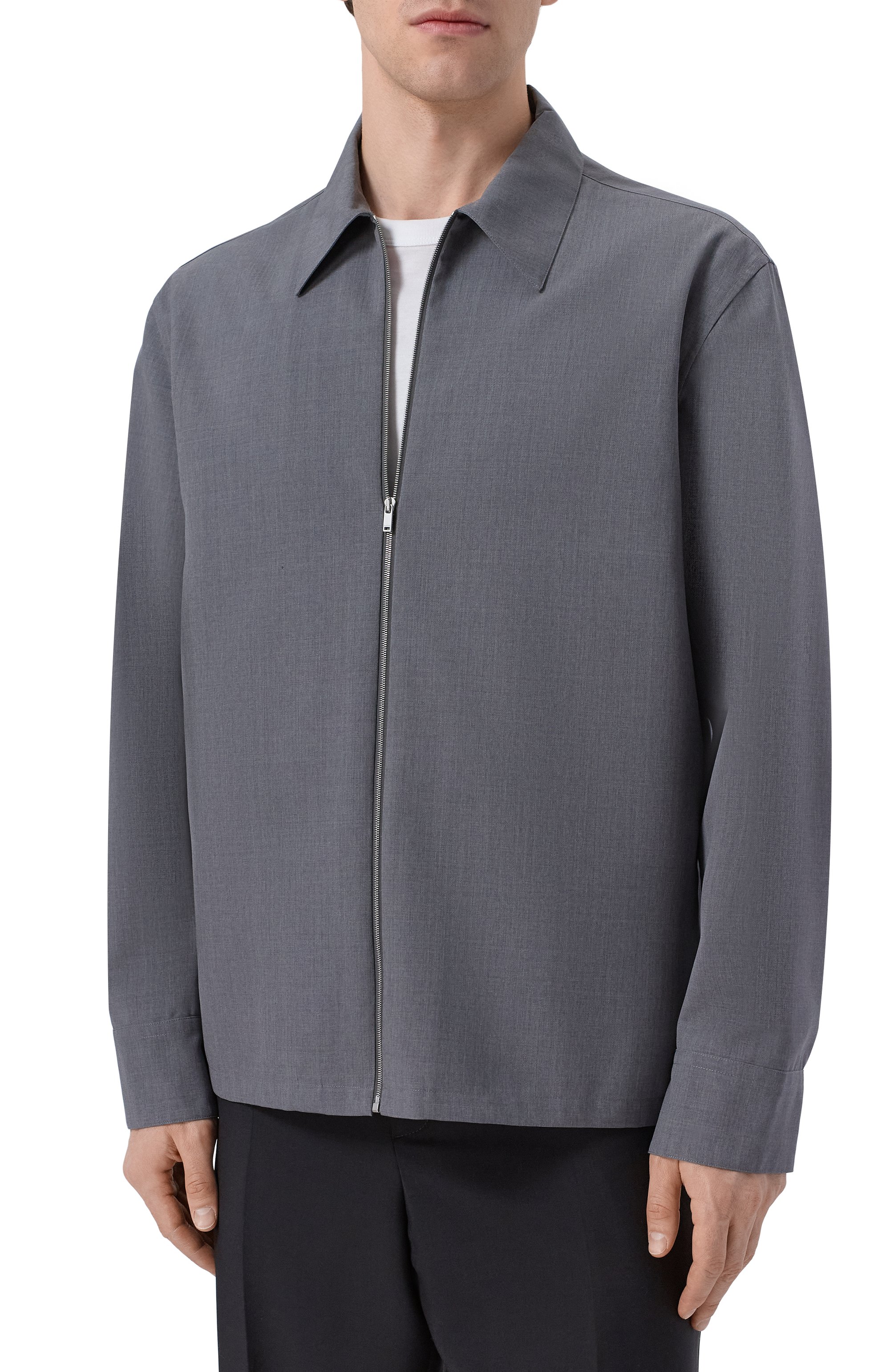 Шерстяная куртка-рубашка JIL SANDER, арт. J22DL0368-J40249, фото 3