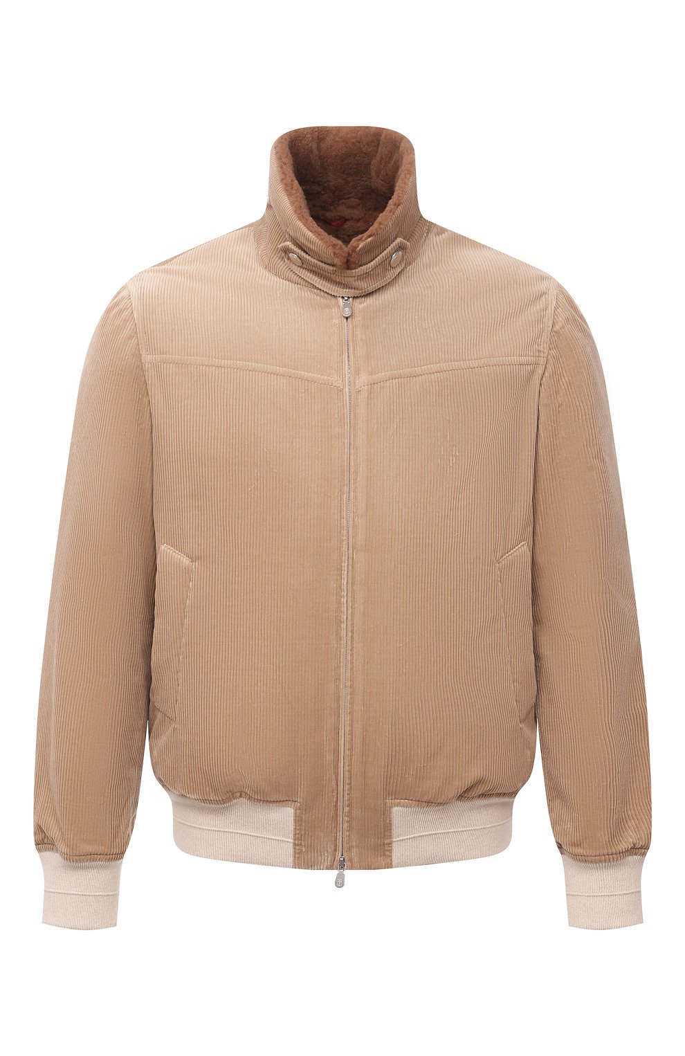 Вельветовый бомбер с подкладкой из овчины BRUNELLO CUCINELLI, арт. MQ4366446, фото 1