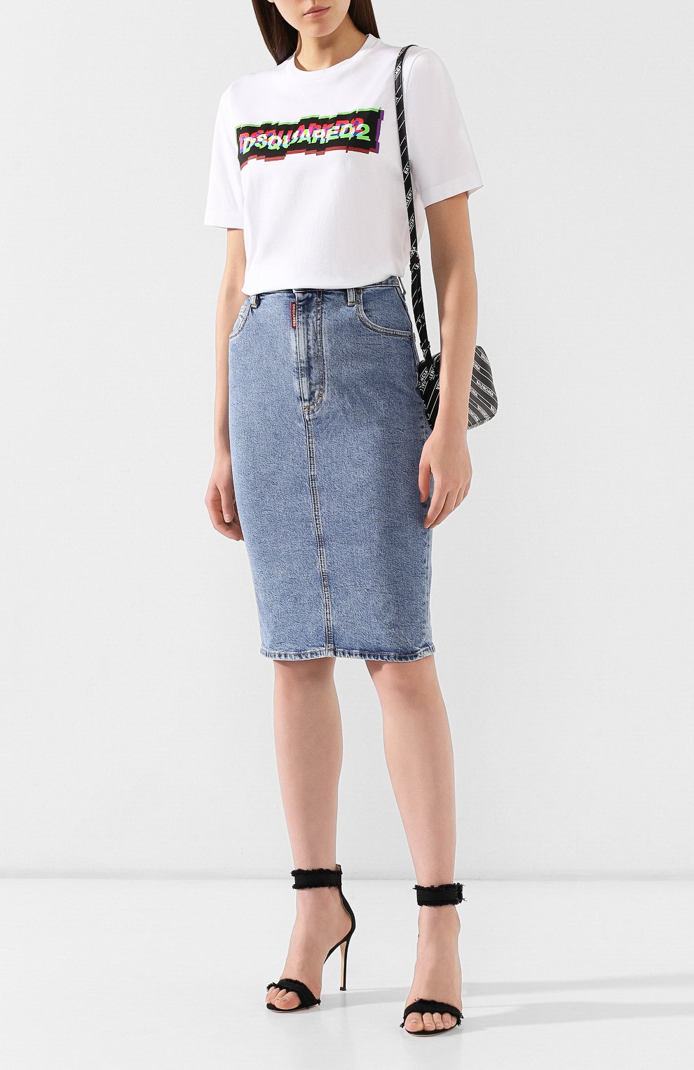 Джинсовая юбка DSQUARED2, арт. S75MA0652/S30667, фото 2