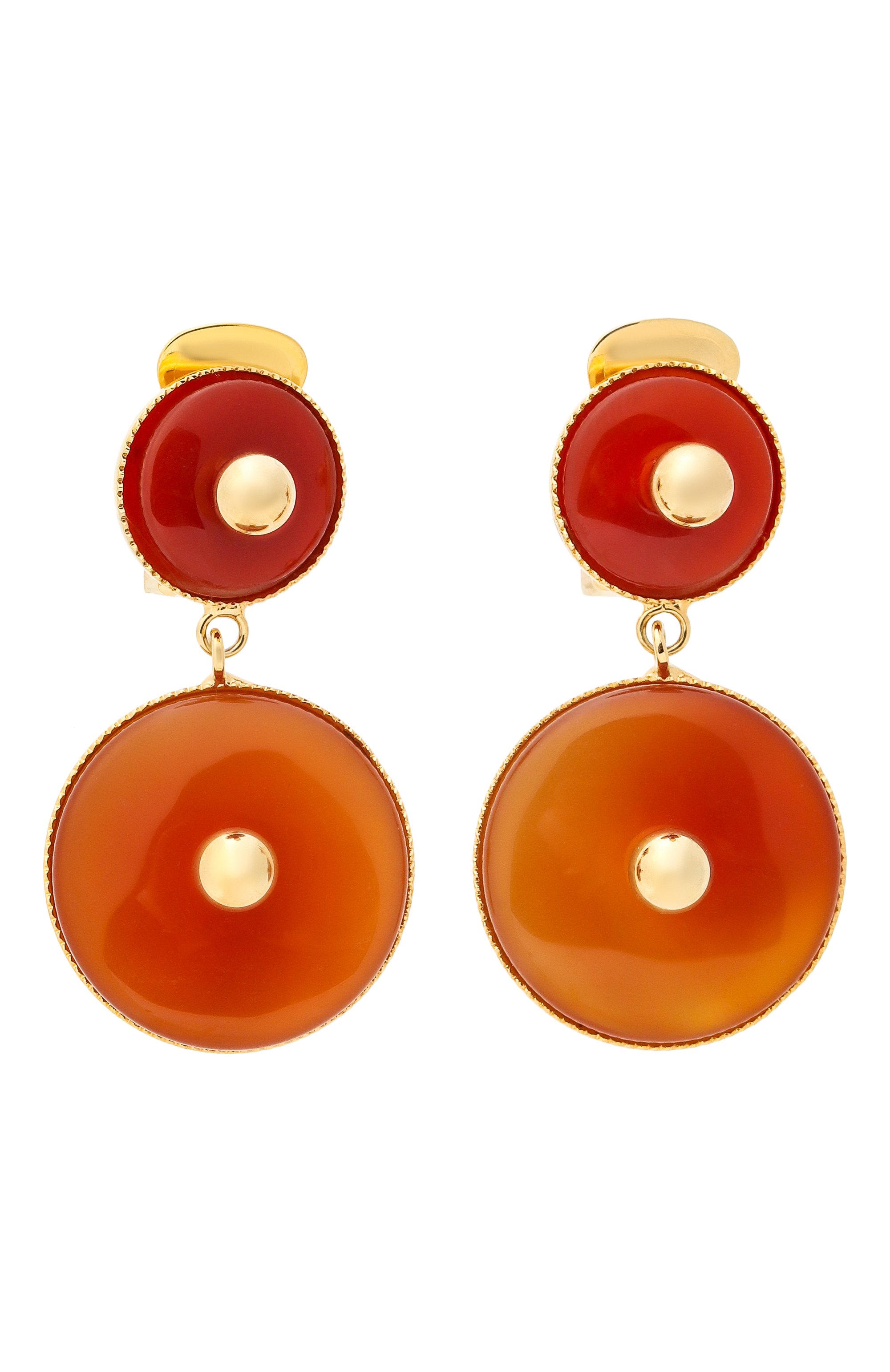 Клипсы CRYSTALLINE JEWELLERY коричневого цвета по цене 16940 руб., арт. 388XS, фото 1 Клипсы CRYSTALLINE JEWELLERY, арт. 388XS, фото 1