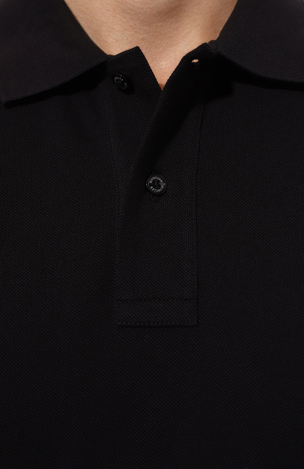 Хлопковое поло MONCLER, арт. 8A000-02-89A16, фото 5