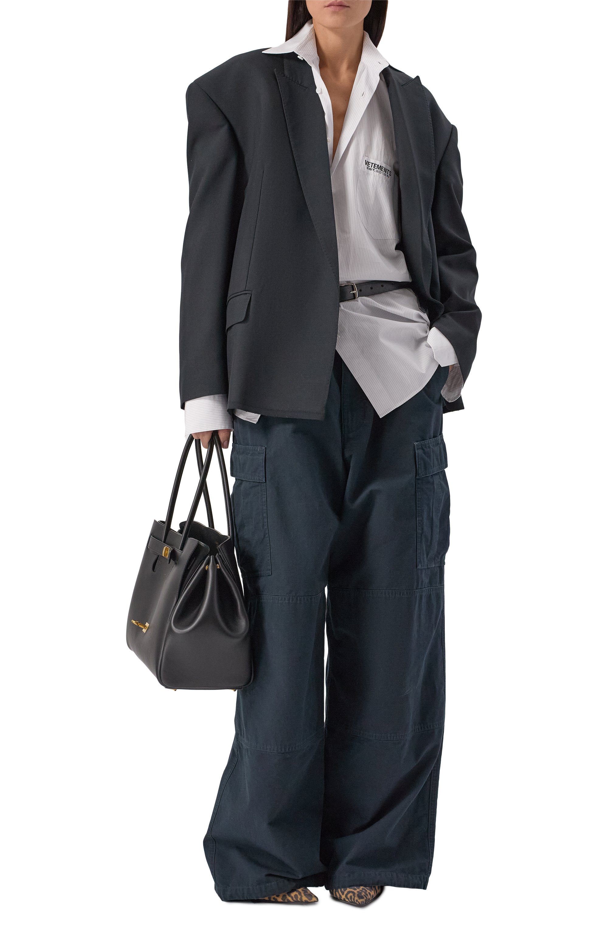 Хлопковые брюки BALENCIAGA, арт. 814571/TQP13, фото 6