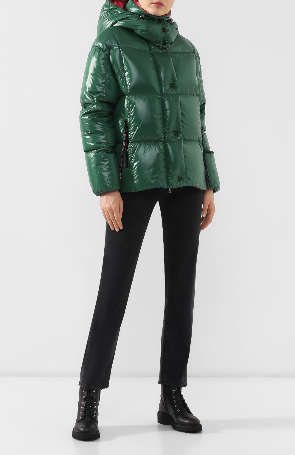 Пуховик moncler parana MONCLER зеленого цвета по цене 163000 руб., арт. E2-093-46985-05-C0067, фото 2 Пуховик moncler parana MONCLER, арт. E2-093-46985-05-C0067, фото 2