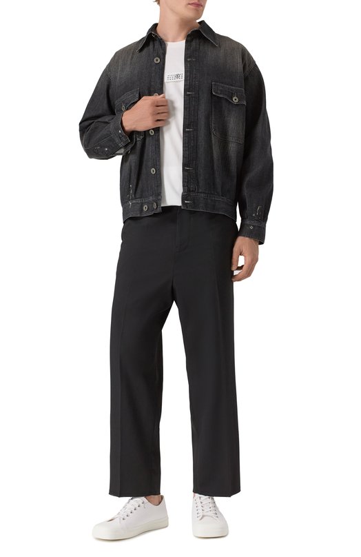 Текстильные кеды Edge Moschino MB15053G0N/GR0 Белый  MB15053G0N/GR0 Фото 2