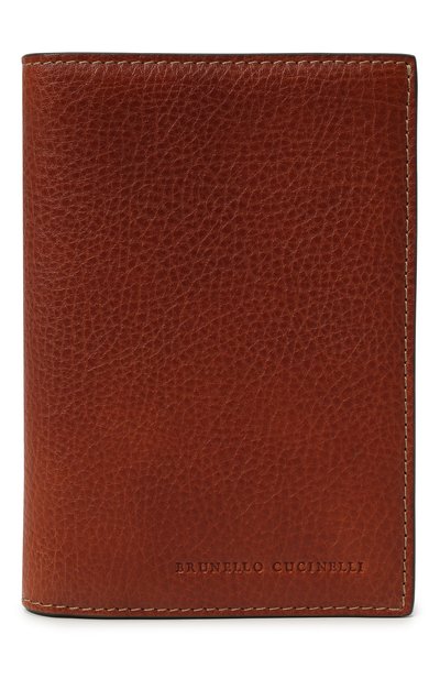 Кожаная обложка для паспорта BRUNELLO CUCINELLI, арт. MWZIU371, фото 1