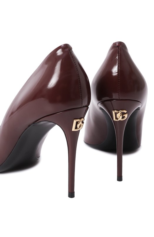 Кожаные туфли Mun 90 Dolce & Gabbana CD1882/A1037 Бордовый  CD1882/A1037 Фото 7