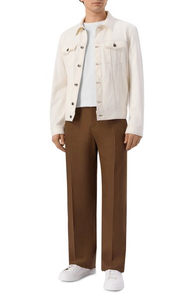 Мужские льняные брюки MVST, арт. M26.2PM.T039/F157