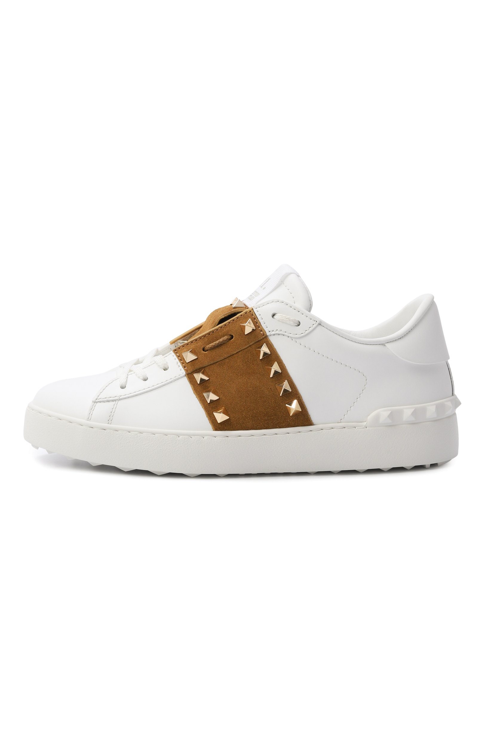 Кожаные кеды rockstud untitled VALENTINO, арт. 9W2S0A01/ZBV, фото 4