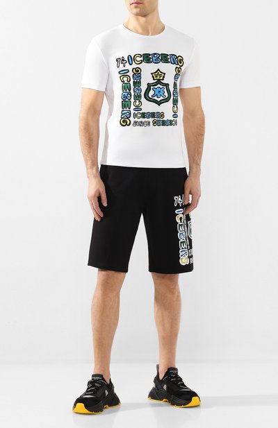 Хлопковые шорты ICEBERG, арт. 20E I1P0/D012/6311, фото 2