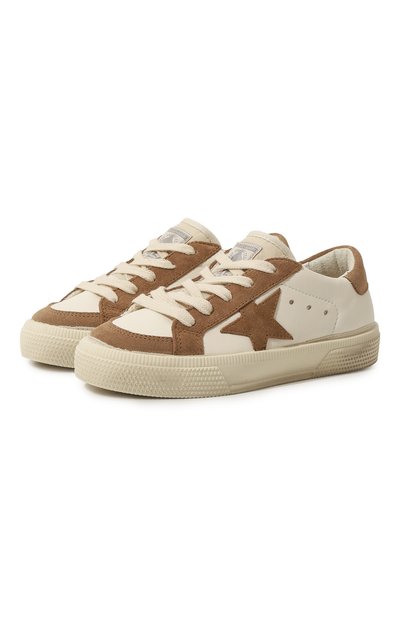 Кожаные кеды GOLDEN GOOSE DELUXE BRAND, арт. GYF00496.F005469, фото 1