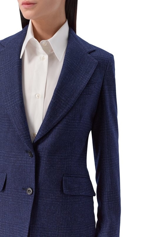 Шерстяной жакет MVST SDG200/S0734005 Синий  SDG200/S0734005 Фото 5