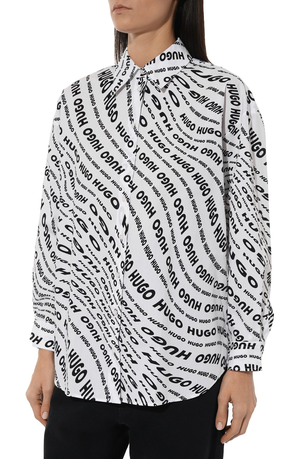 Хлопковая рубашка HUGO, арт. 50499941, фото 3