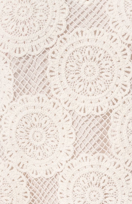 Хлопковое платье Zimmermann 8921DRS243 Белый  8921DRS243 Фото 5