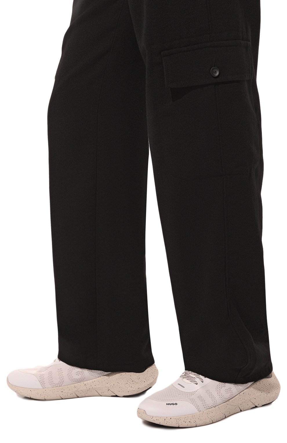 Текстильные кроссовки wayne HUGO белого цвета по цене 13400 руб., арт. 50487820, фото 3 Текстильные кроссовки wayne HUGO, арт. 50487820, фото 3