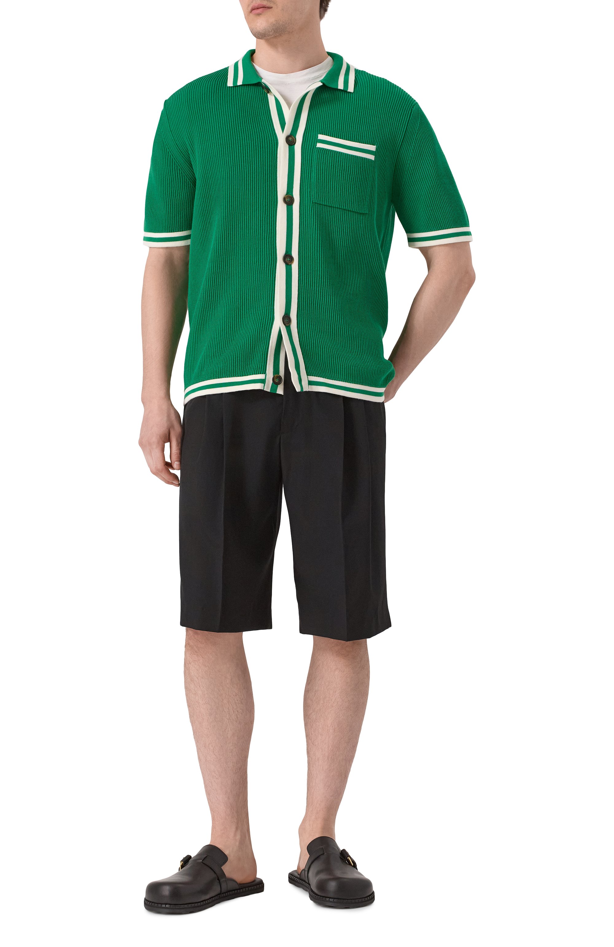 Хлопковая рубашка KITON, арт. UMM064402, фото 2