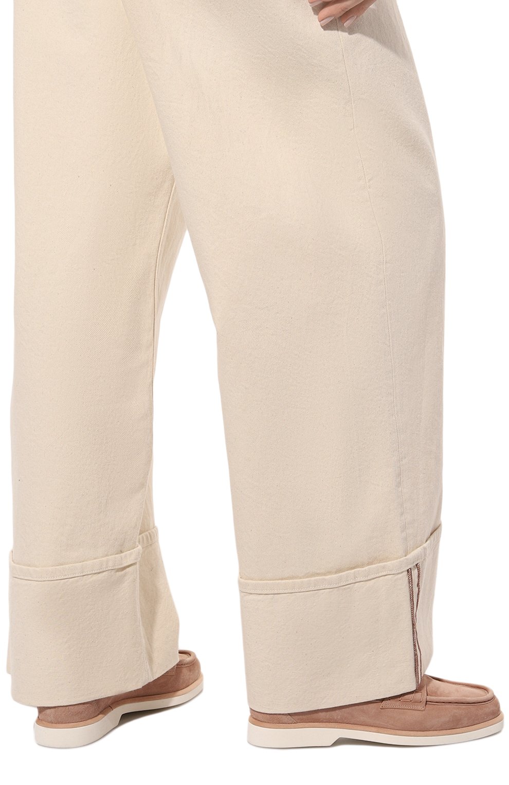 Замшевые лоферы SANTONI, арт. WUQY59818BIASTW1P60, фото 3