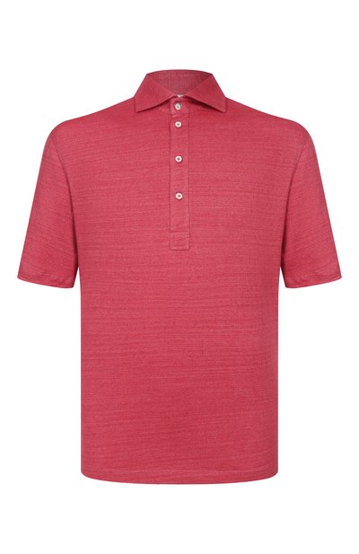 Поло изо льна и хлопка BRUNELLO CUCINELLI, арт. MR8273915, фото 1