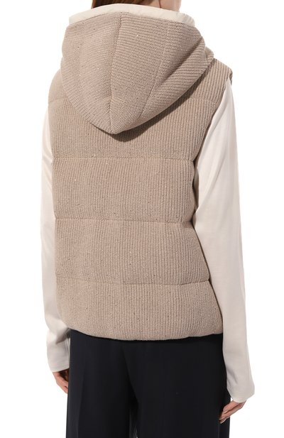 Пуховый жилет BRUNELLO CUCINELLI, арт. M0DVT2142, фото 4