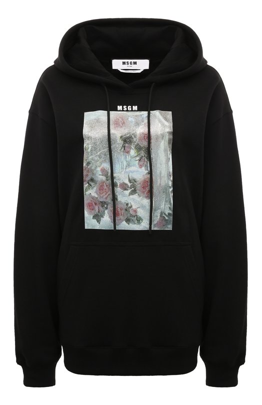 

Хлопковое худи MSGM, Чёрный