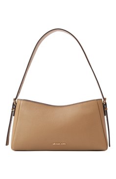 Женская сумка moore medium MICHAEL MICHAEL KORS бежевого цвета, арт. 32R5G90C6L | Фото 1 (Материал: Натуральная кожа; Материал сплава: Проставлено; Драгоценные камни: Проставлено; Размер: medium)