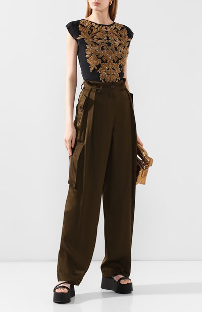 Хлопковый топ DRIES VAN NOTEN, арт. 201-18652-9355, фото 2