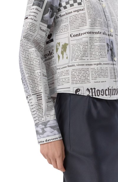 Хлопковая рубашка MOSCHINO, арт. A0206/0451, фото 5