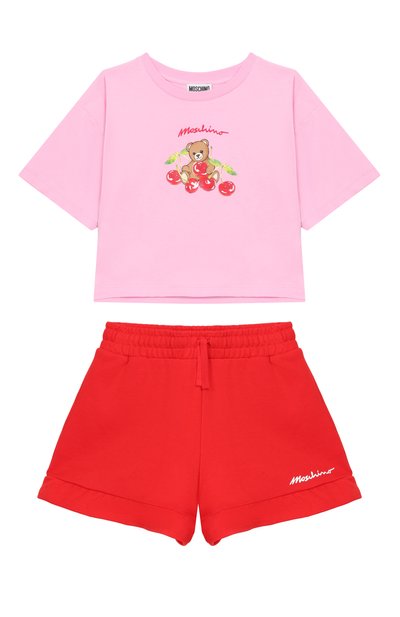 Комплект из футболки и шорт MOSCHINO, арт. HDG01N/LCA52