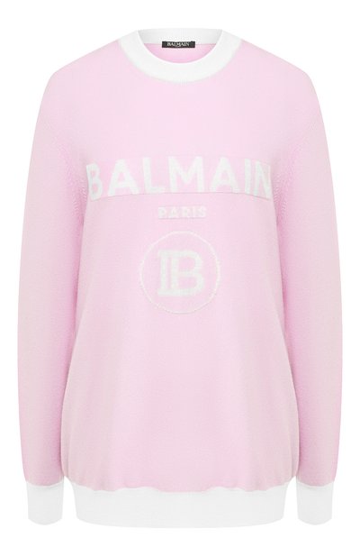 Женский пуловер из смеси шерсти и кашемира BALMAIN, арт. SF23110/K495